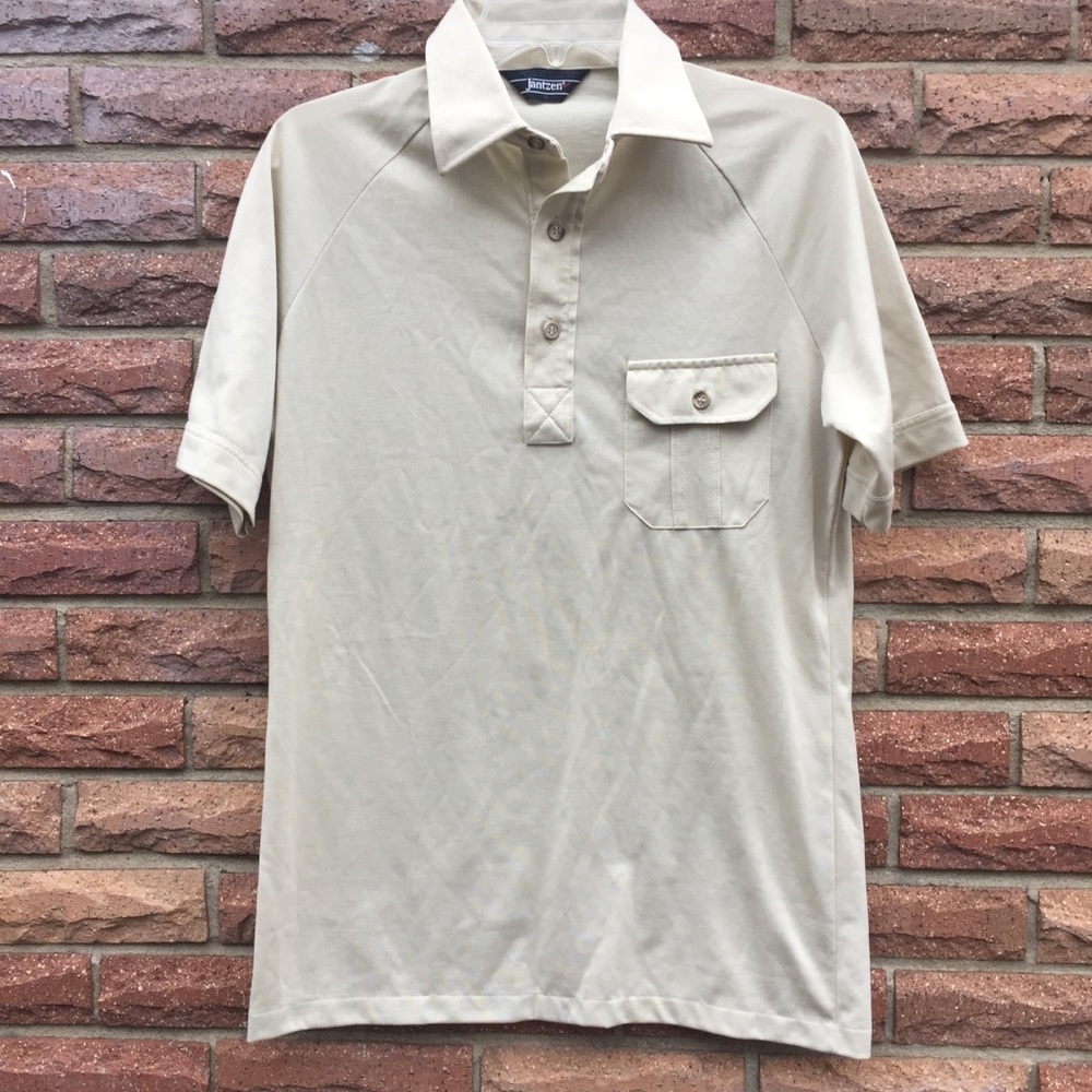🎀 VINTAGE 🎀 Men’s poly short sleeve button up